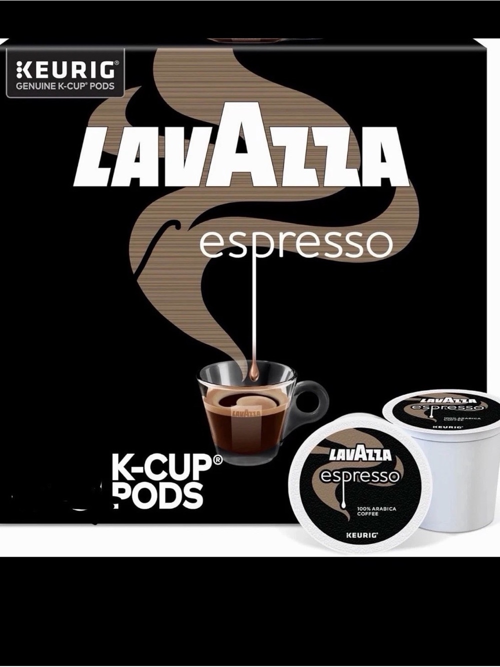 Lavazza Espresso Medium Roast Coffee K-Cup Pods 80 Count